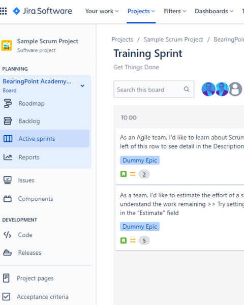 Live practice and experience