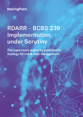 White paper: RDARR – BCBS 239 Implementation under Scrutiny