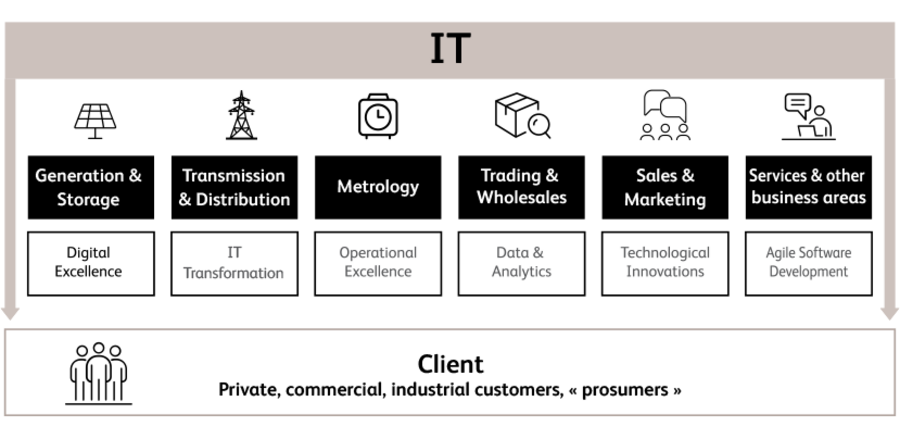 The role of IT in the energy industry from service provider to “business transformer”