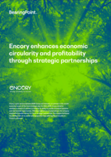 Encory enhances economic circularity and profitability through strategic partnerships
